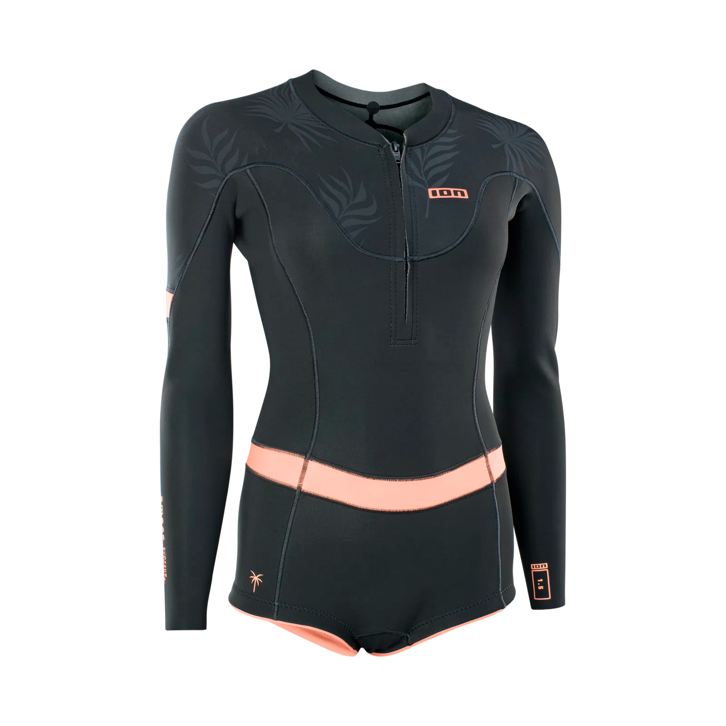 Wetsuit Amaze Hot Shorty 1.5 LS Front Zip women