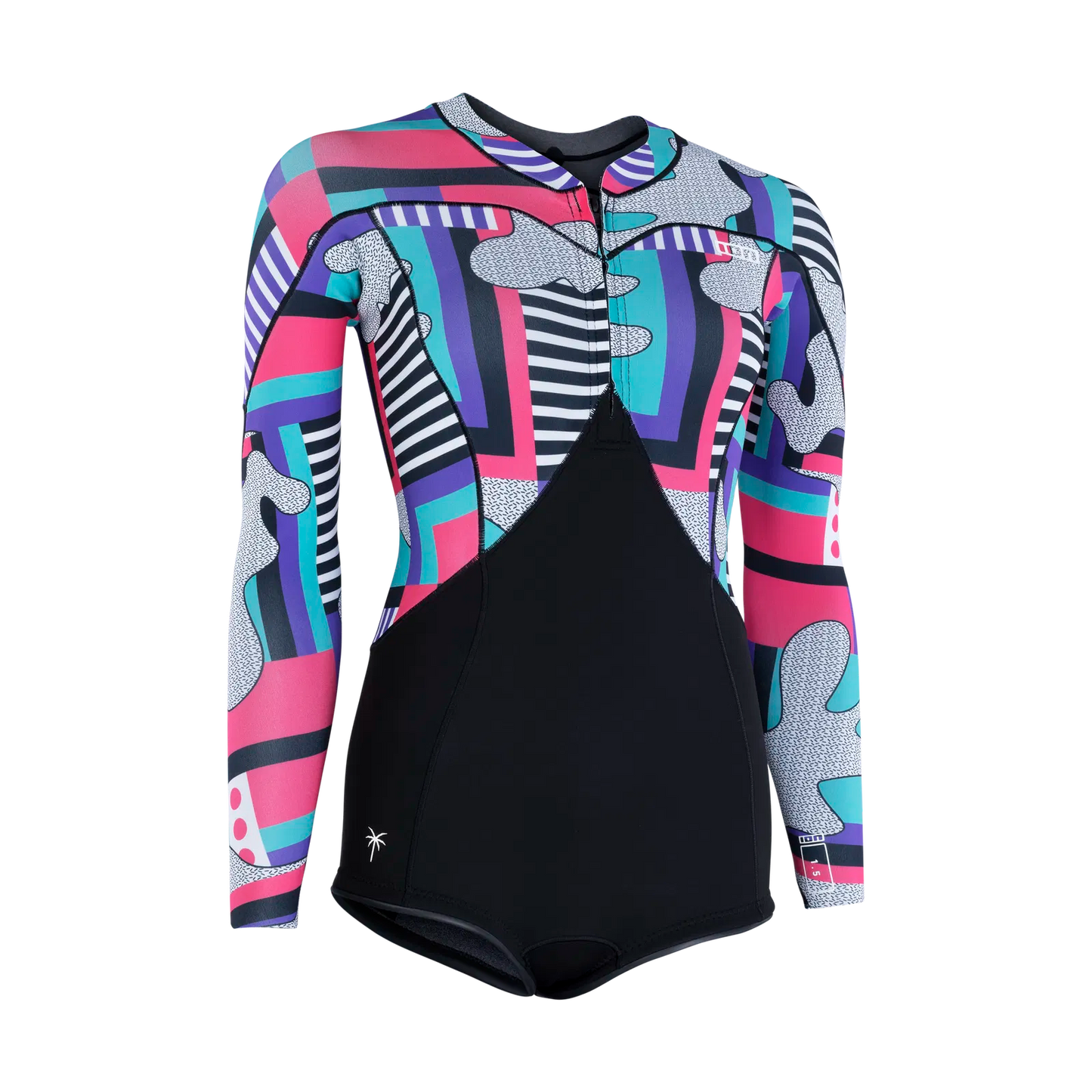 Wetsuit Amaze Hot Shorty 1.5 LS Front Zip women