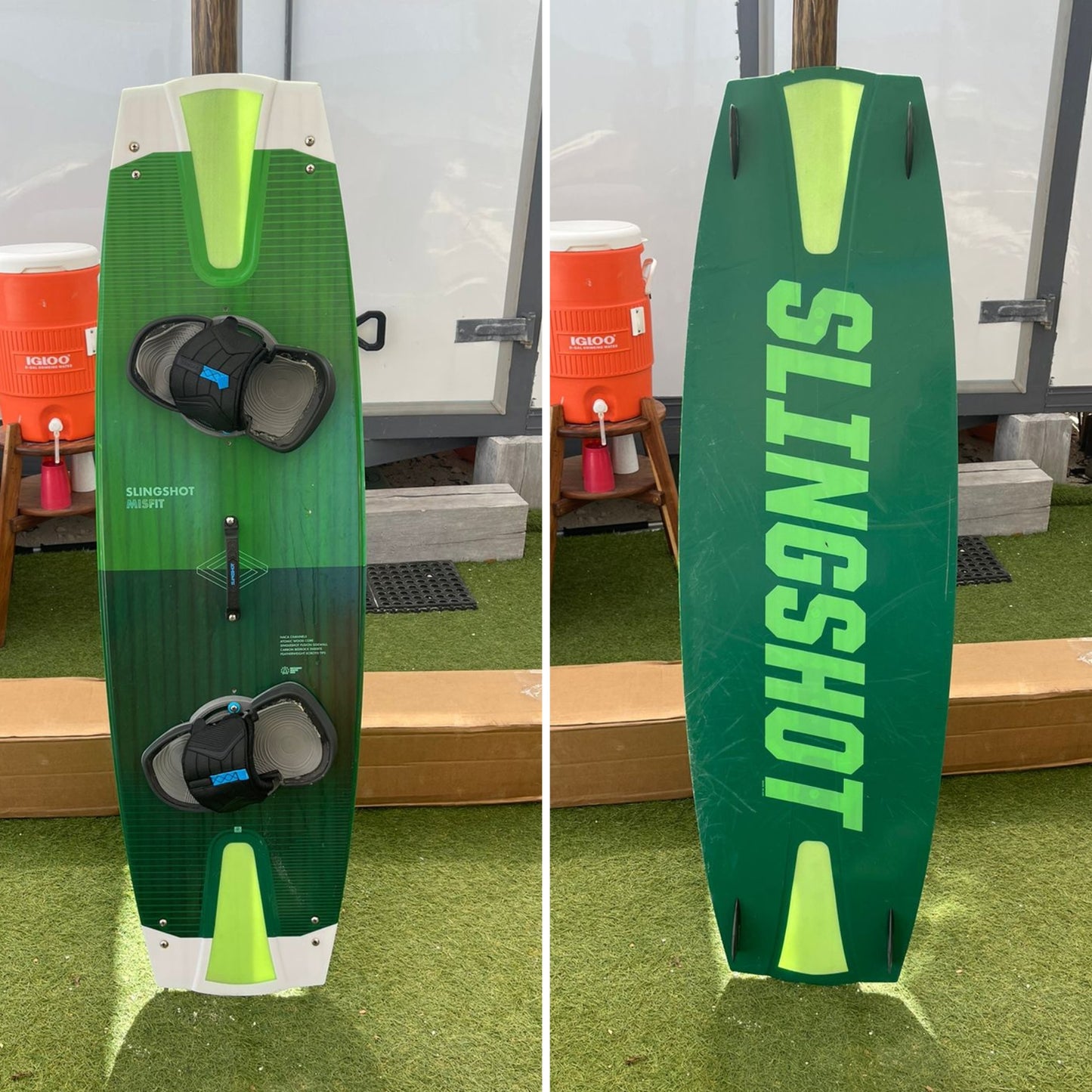 Kite Slingshot 2 kites + barra + twintip + bomba