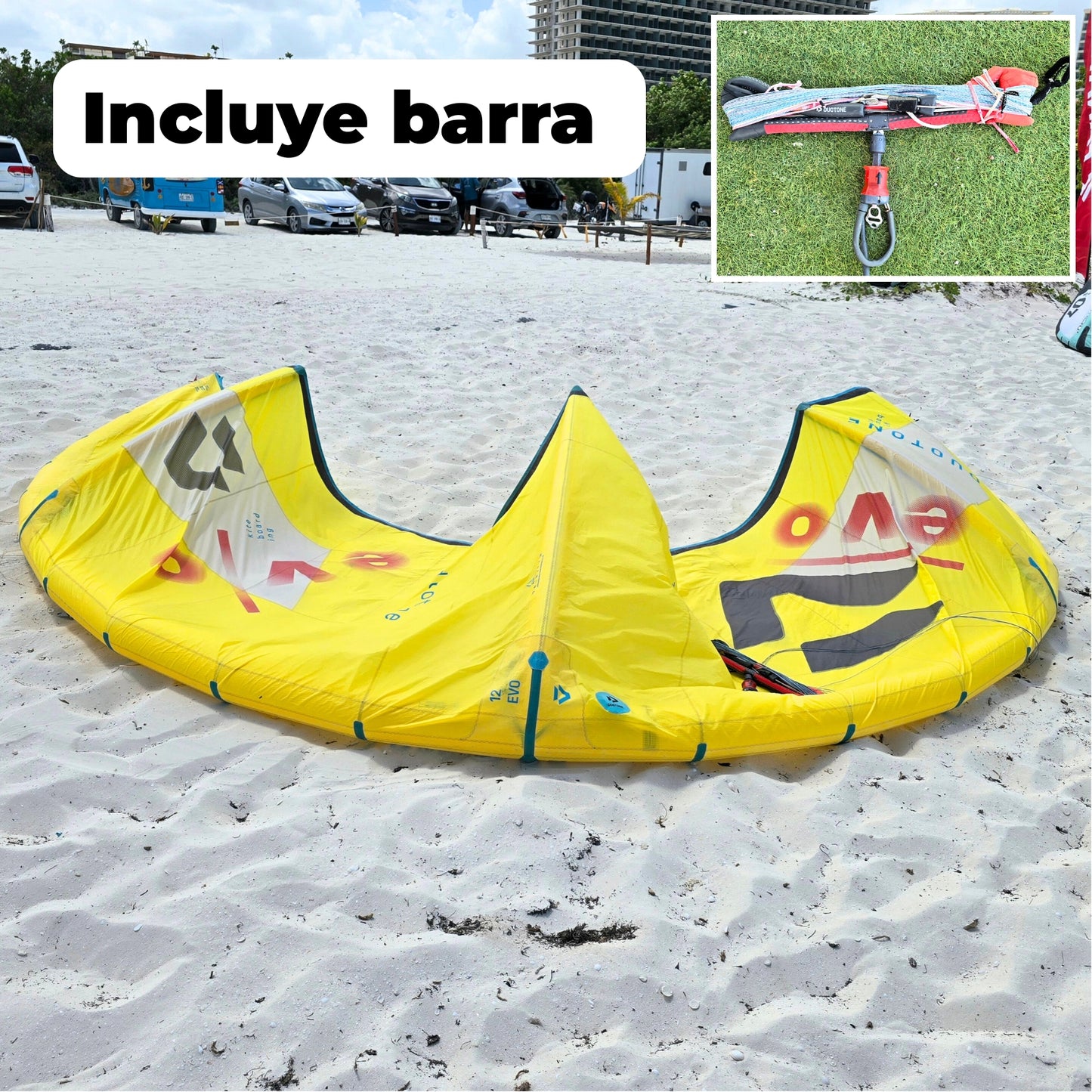 Kite+barra 12m Evo 2021