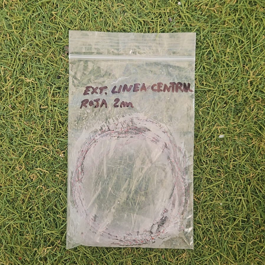 Ext. linea central roja 2m